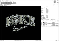 Nike Nightmare Embroidery File 6 sizes