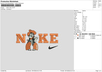 Nike Cowboy V1 Embroidery File 6 sizes