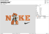 Nike Cowboy V1 Embroidery File 6 sizes