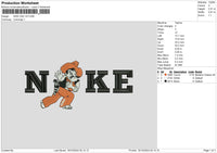 Nike Cowboy V2 Embroidery File 6 sizes