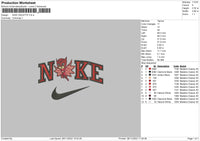 Nike Owlette Embroidery File 6 sizes