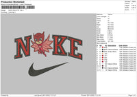 Nike Owlette Embroidery File 6 sizes
