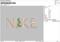 Nike Pakistan Embroidery File 5 sizes