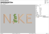 Nike Pakistan Embroidery File 5 sizes