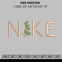 Nike Pakistan Embroidery File 5 sizes