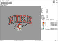 Nike Paw Embroidery File 5 sizes