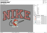 Nike Paw Embroidery File 5 sizes