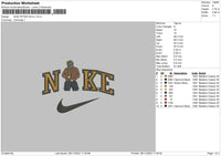 Nike Peter Q Embroidery File 6 sizes
