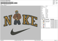 Nike Peter Q Embroidery File 6 sizes