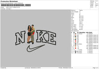 Nike Photo 1602 Embroidery File 6 sizes