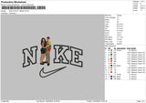 Nike Photo 1602 Embroidery File 6 sizes