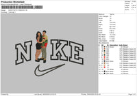 Nike Photo 1602 Embroidery File 6 sizes