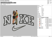 Nike Photo 1602 Embroidery File 6 sizes