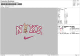 Nike Piglet V3 Embroidery File 6 sizes