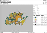 Nike Pikachu2109 Embroidery File 6 sizes