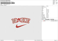 Nike Pirates Embroidery File 4 sizes
