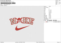 Nike Pirates Embroidery File 4 sizes