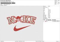 Nike Pirates Embroidery File 4 sizes