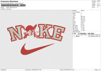 Nike Pirates Embroidery File 4 sizes