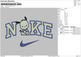 Nike Puppy Blue Embroidery File 6 sizes