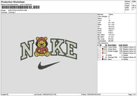 Nike Pooh 1402 Embroidery File 6 sizes