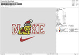 Nike Pooh Xmas Embroidery File 6 sizes