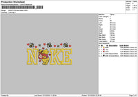 Nike Pooh 1312 Embroidery File 6 sizes