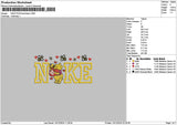 Nike Pooh 1312 Embroidery File 6 sizes