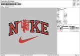 Nike Red Devil Embroidery File 6 sizes