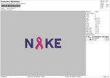 Nike Ribbon Embroidery File 6 sizes