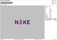 Nike Ribbon Embroidery File 6 sizes