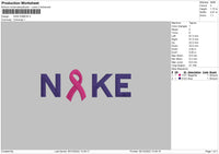 Nike Ribbon Embroidery File 6 sizes