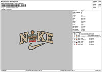 Nike Rod Embroidery File 6 sizes