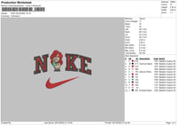 Nike Roxanne Embroidery File 6 sizes