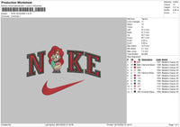 Nike Roxanne Embroidery File 6 sizes