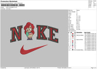 Nike Roxanne Embroidery File 6 sizes