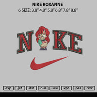 Nike Roxanne Embroidery File 6 sizes