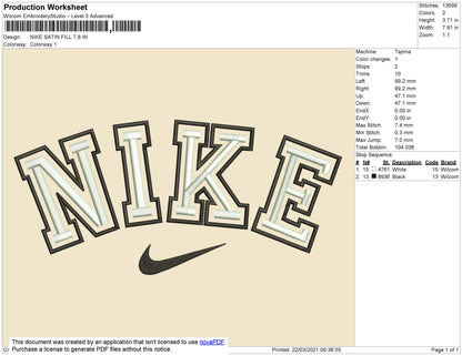 Nike Satin Fill