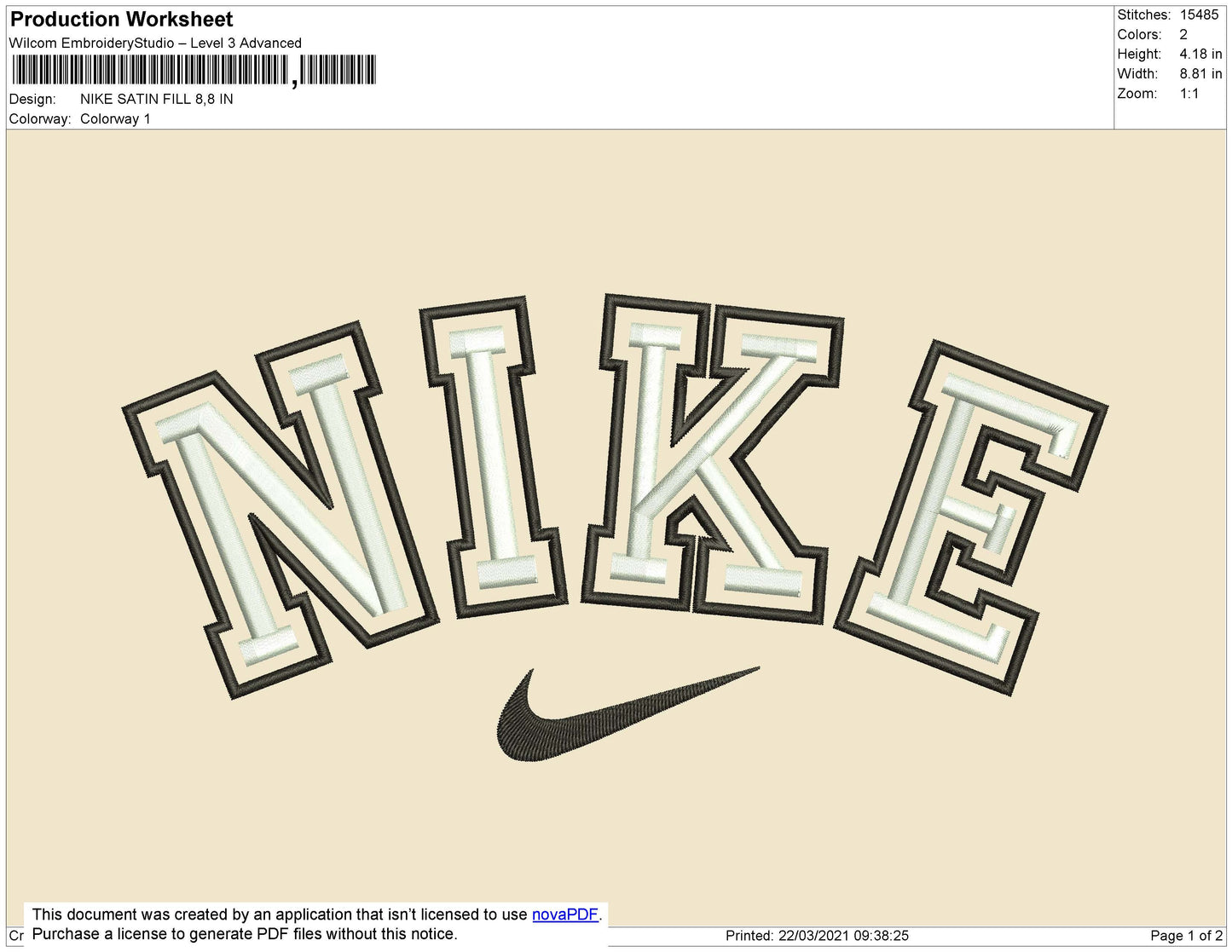 Nike Satin Fill