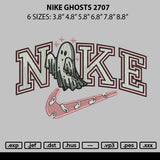 Nike Ghosts 2707 Embroidery File 6 sizes