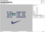 Nike Eagle 2509 Embroidery File 6 sizes