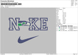 Nike Eagle 2509 Embroidery File 6 sizes