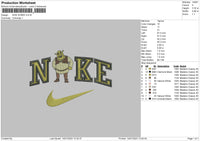 Nike Sherk Embroidery File 6 sizes