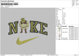 Nike Sherk Embroidery File 6 sizes