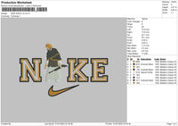 Nike Moosewala Embroidery File 5 sizes