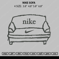 Nike Sofa Embroidery File 4 size