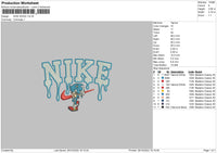 Nike Melt Sonic Embroidery File 6 sizes