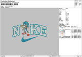 Nike Sonic 0808 Embroidery File 6 sizes