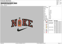 Nike Sour Puss Embroidery File 5 sizes