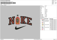 Nike Sour Puss Embroidery File 5 sizes